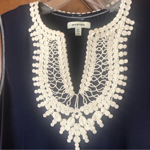 Max Studio - Navy Blue A-Line Dress❗️ - Picture 3 of 5